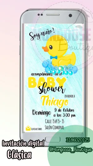 Clasica - Baby Shower Patito