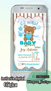 Clasica - Baby Shower Osito 2