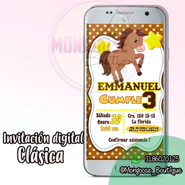 Clasica - Cumpleaños Caballo