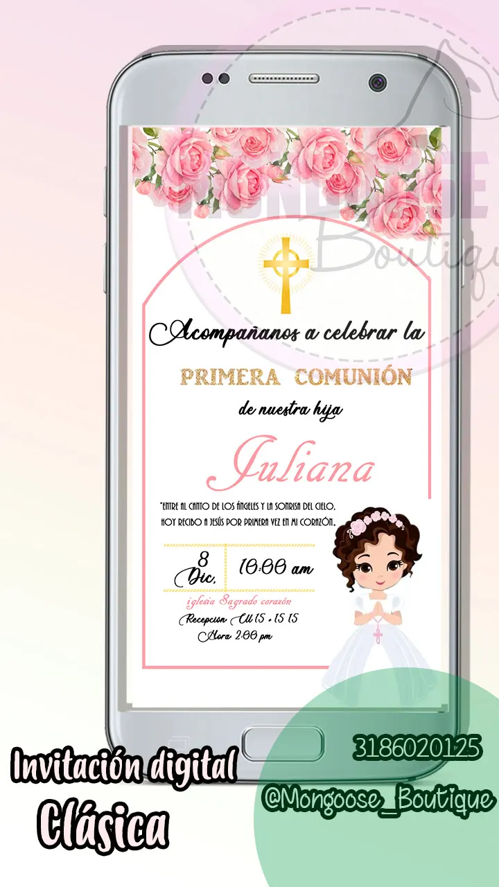 Clasica - Primera Comunion Flores 1 Clasica - Primera Comunion Flores