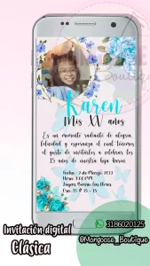 Clasica - Quince años Azul 2