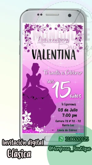 Clasica - Quince años Morado