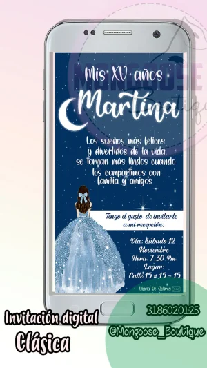 Clasica - Quince años Azul