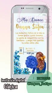 Clasica - Quince años Azul 2