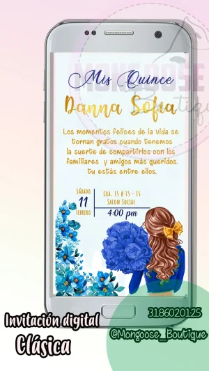 Clasica - Quince años Azul