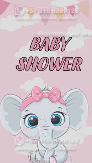 Video - Baby Shower nina Elefantita