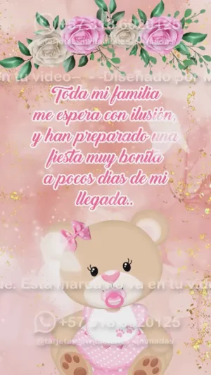 Video - Baby Shower Niña Osita