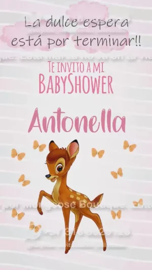 Video - Baby Shower Niña Bambie