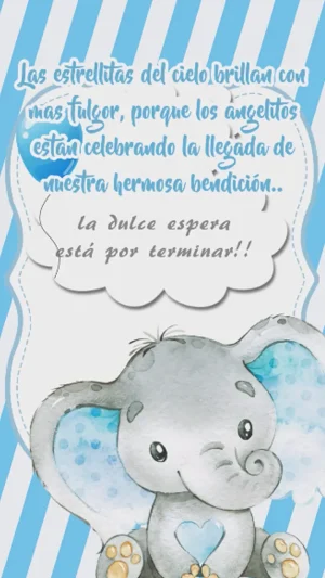 Video - Baby Shower Niño Elefantes