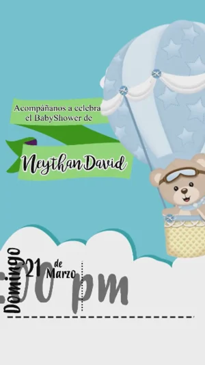 Video - Baby Shower Niño Osito Globo